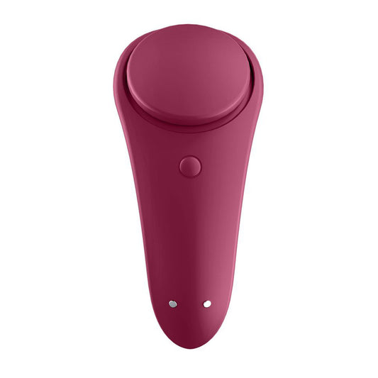 Satisfyer App Enabled Sexy Secret Panty Vibrator Wine Red - Sinsations