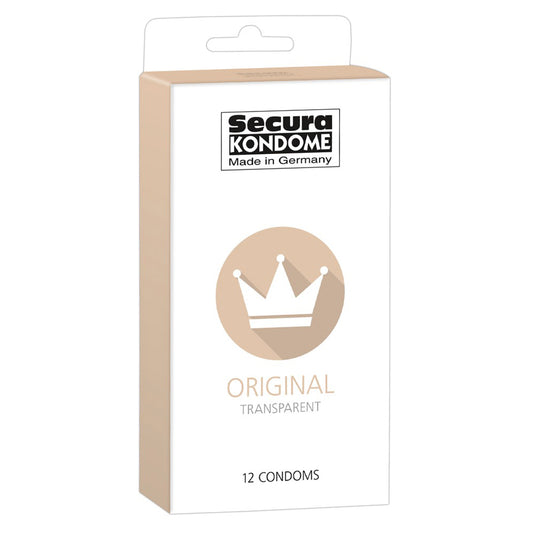 Secura Kondome Original Transparent x12 Condoms - Sinsations
