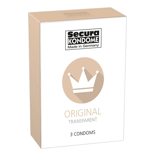 Secura Kondome Original Transparent x3 Condoms - Sinsations