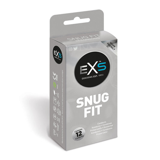 EXS Snug Closer Fitting Condoms 12 Pack - Sinsations