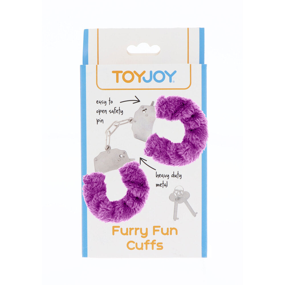 ToyJoy Furry Fun Wrist Cuffs Purple - Sinsations
