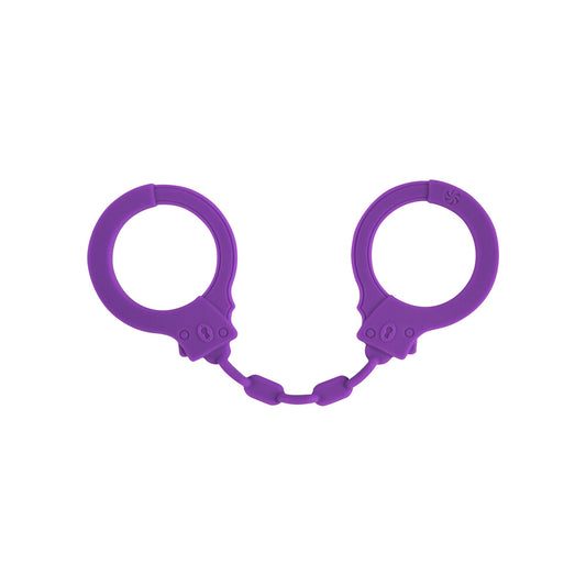 Lola Party Hard Suppression Silicone Handcuffs Purple - Sinsations