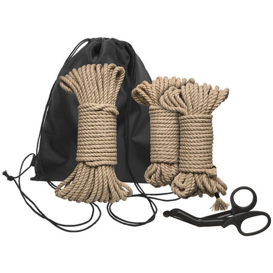Kink Bind And Tie Initiation 5 Piece Hemp Rope Kit - Sinsations