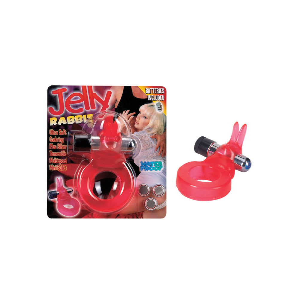 Jelly Rabbit Vibrating Cock Ring - Sinsations