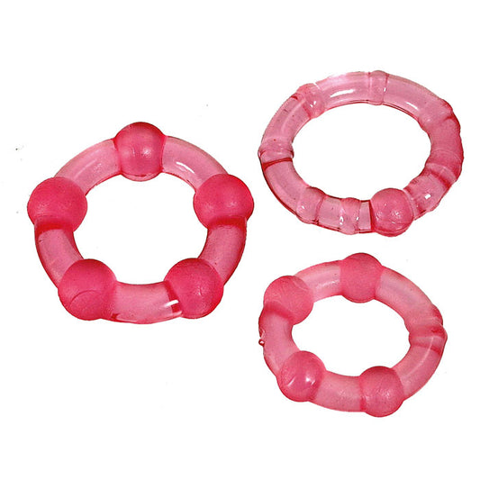 Stay Hard Cock Ring Set - Sinsations