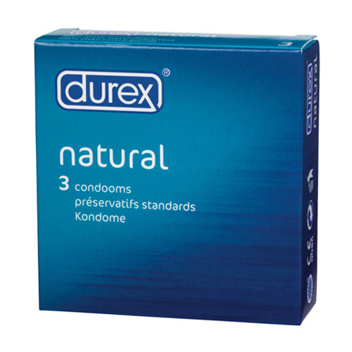 Natural x 3 Condoms - Sinsations