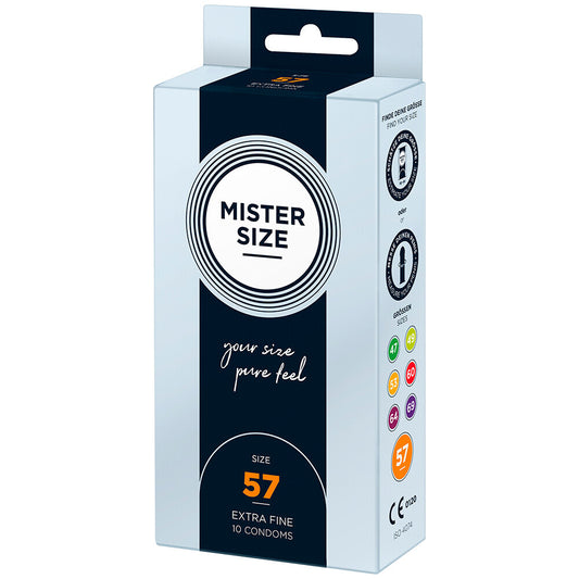 Mister Size 57mm Your Size Pure Feel Condoms 10 Pack - Sinsations