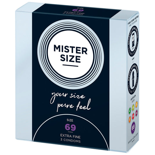 Mister Size 69mm Your Size Pure Feel Condoms 3 Pack - Sinsations