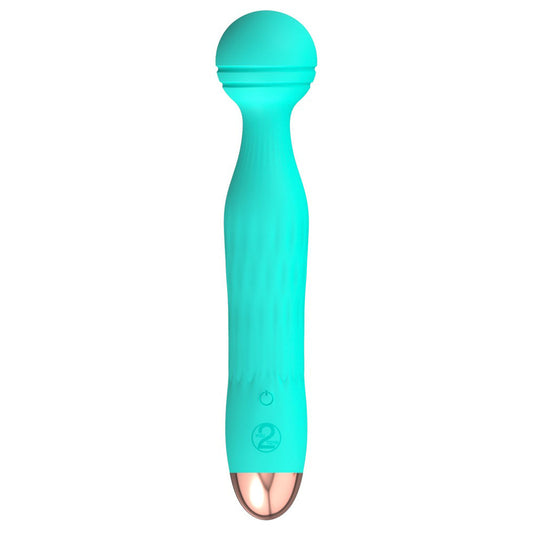 Cuties Silk Touch Rechargeable Mini Vibrator Green - Sinsations