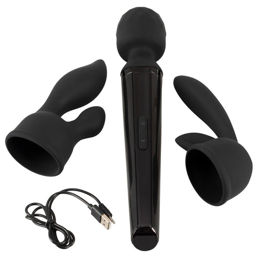 Super Strong Wand Vibrator With 2 Attachments - Sinsations