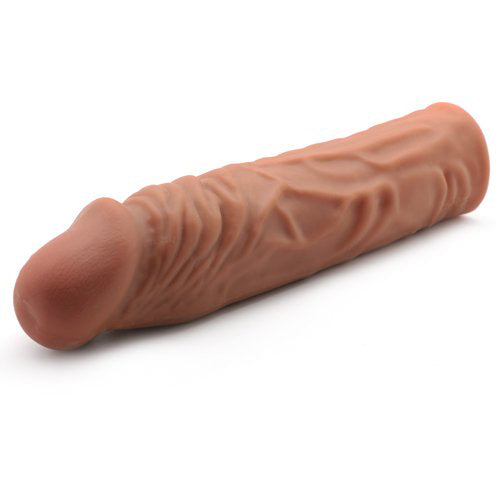 Penis Extender 7.4 Inches Flesh Brown - Sinsations