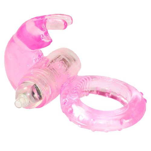 Pink Jelly Vibrating Rabbit Cock Ring - Sinsations