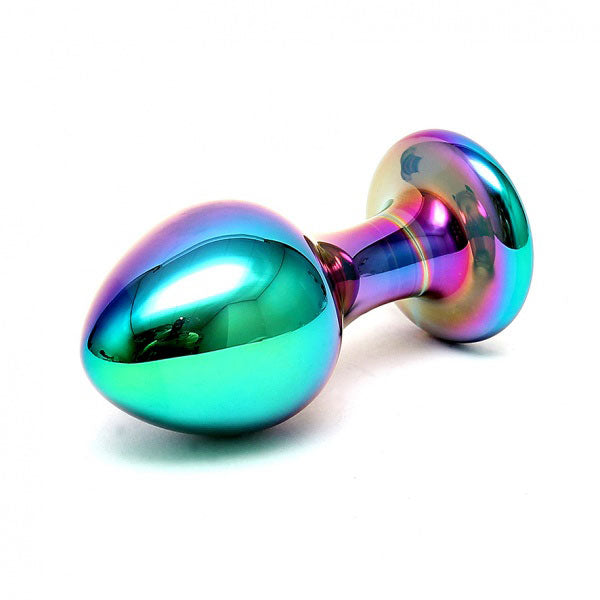 Sensual Multi Coloured Glass Melany Anal Dildo - Sinsations