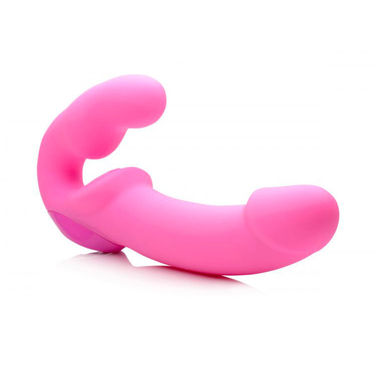 Strap U Urge Rechargeable Vibrating Strapless Strap On With Remo - Sinsations