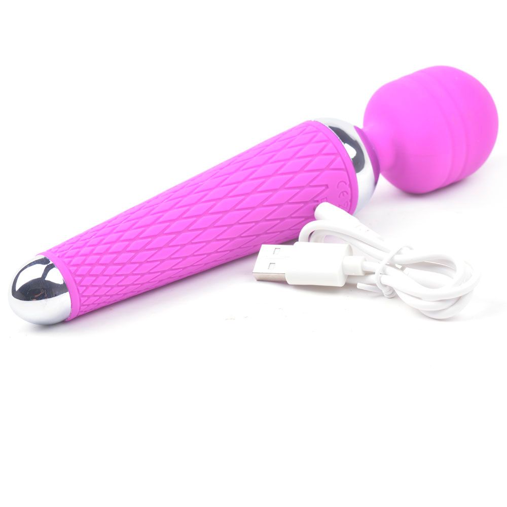 10 Speed Purple Rechargeable Magic Wand - Sinsations