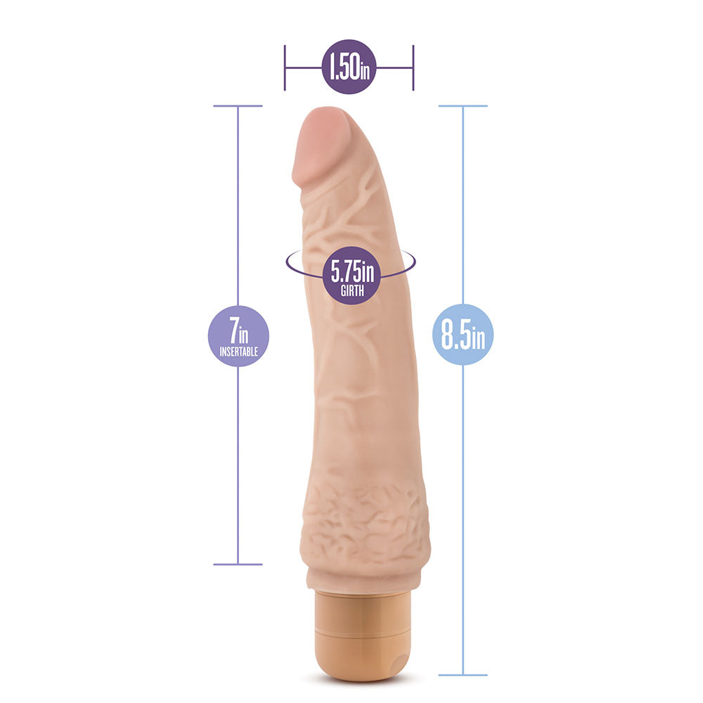 Dr. Skin Cock Vibe 7 Vibrating Cock 8.5 Inches - Sinsations