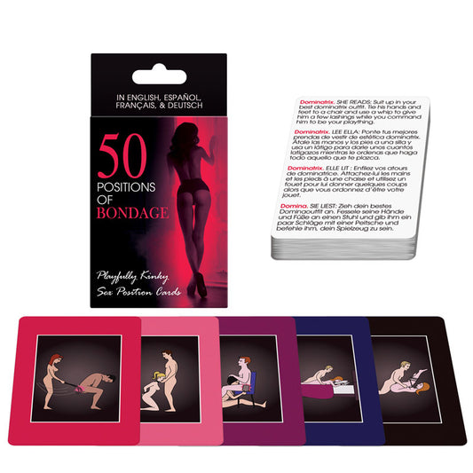 50 Positions Of Bondage Sex Position Cards - Sinsations