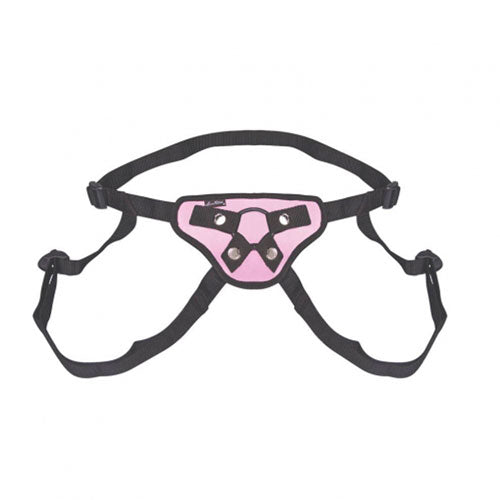 Lux Fetish Pretty In Pink Strap On Harness - Sinsations