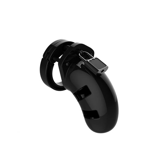 Man Cage 01 Male 3.5 Inch Black Chastity Cage - Sinsations
