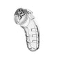 Man Cage 06 Male 5.5 Inch Clear Chastity Cage - Sinsations