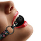 Ouch Breathable Ball Gag With Printed Leather Straps - Sinsations