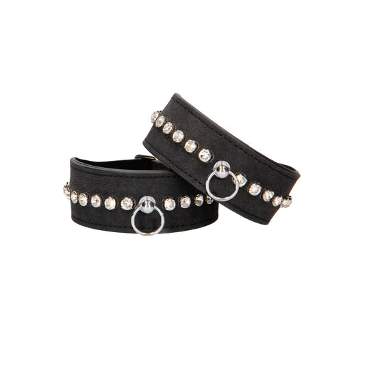 Ouch Diamond Studded Ankle Cuffs - Sinsations