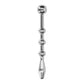 Ouch Urethral Sounding Stainless Steel Plug With Balls - Sinsations