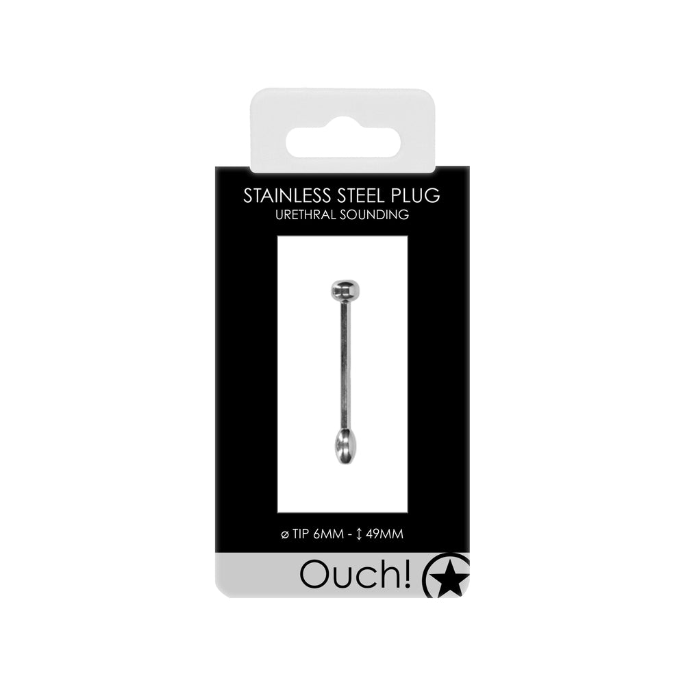 Ouch Stainless Steel Plug - Sinsations