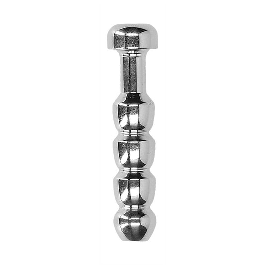 Ouch Urethral Sounding Stainless Steel Ridged Plug - Sinsations