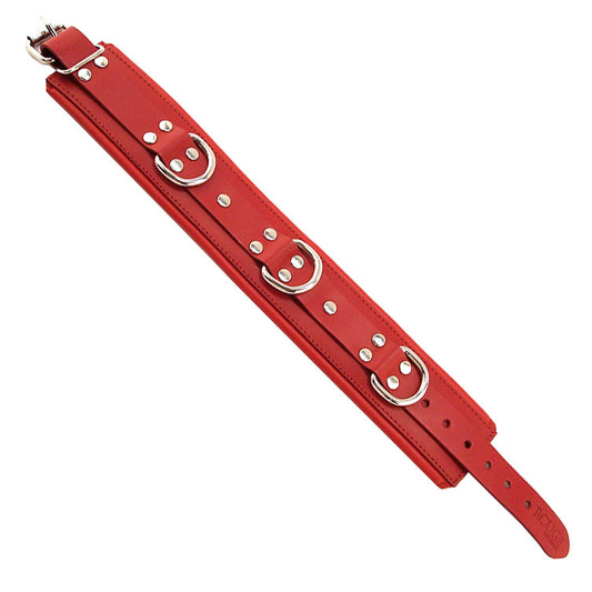 Rouge Garments Red Padded Collar - Sinsations