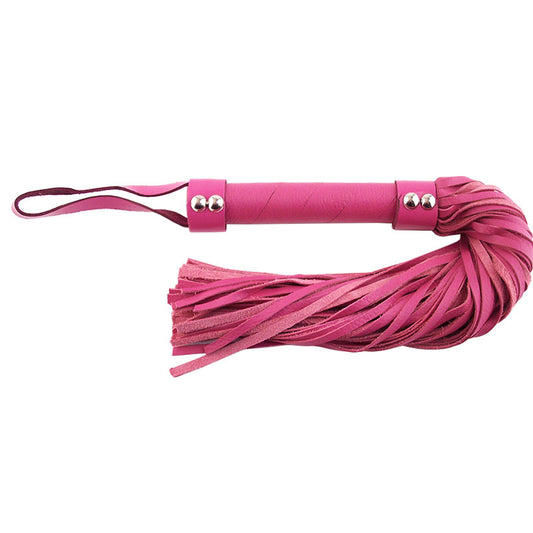 Rouge Garments Pink Leather Flogger - Sinsations