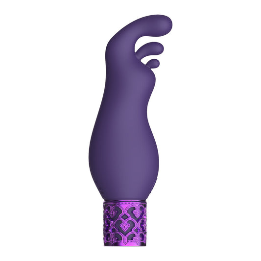 Royal Gems Exquisite Rechargeable Silicone Bullet Purple - Sinsations