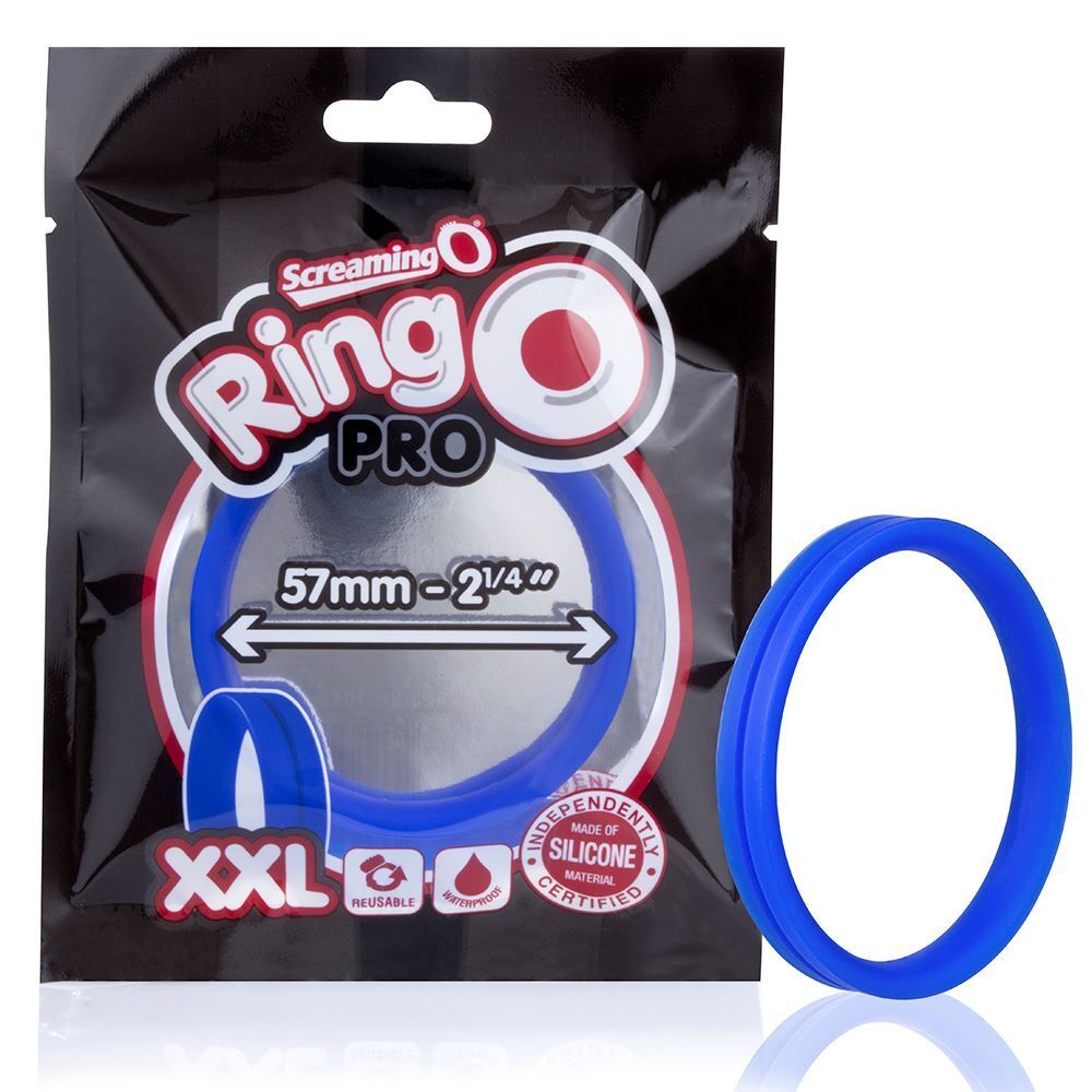 Screaming O RingO Pro XXL Cock Ring Blue - Sinsations