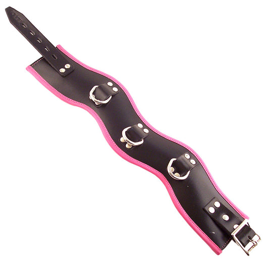 Rouge Garments Black And Pink Padded Posture Collar - Sinsations