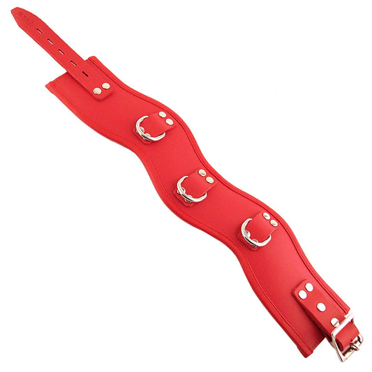 Rouge Garments Red Padded Posture Collar - Sinsations