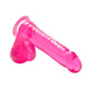 6 Inch Dildo - Premium Pink Jelly Royale With Suction Cup by California Exotic - Sinsations