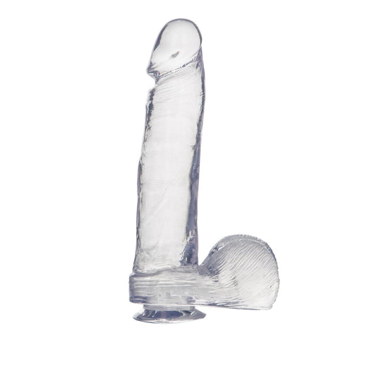 7.25 Inch Dildo - Premium Clear Jelly Royale with Suction Cup by California Exotic - Sinsations