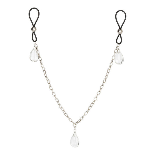 Nipple Play Non Piercing Nipple Chain Jewellery Crystal - Sinsations