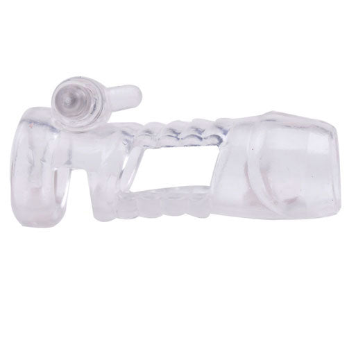 Clear Vibrating Penis Sleeve - Sinsations