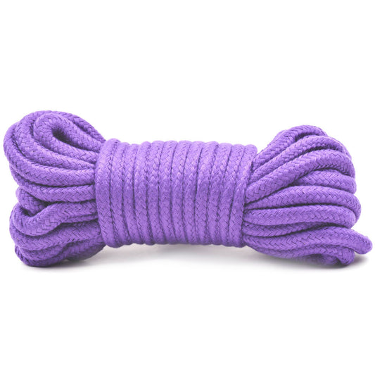 10 Metres Cotton Bondage Rope Purple - Sinsations