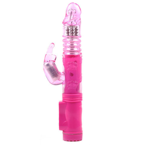 Pink Rabbit Vibrator With Thrusting Motion - Sinsations