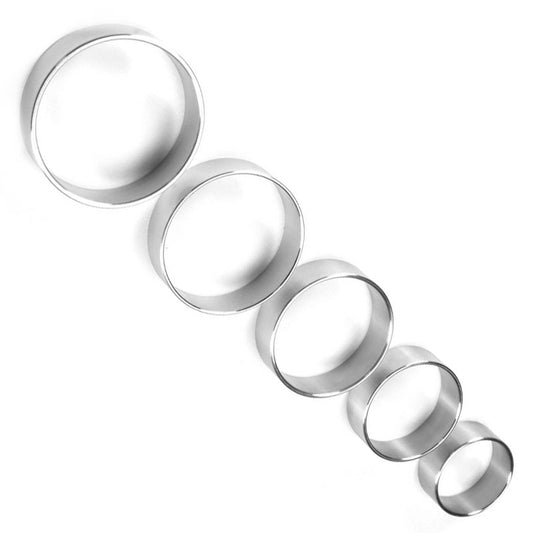 Thin Metal 1.5 inches Diameter Wide Cock Ring - Sinsations