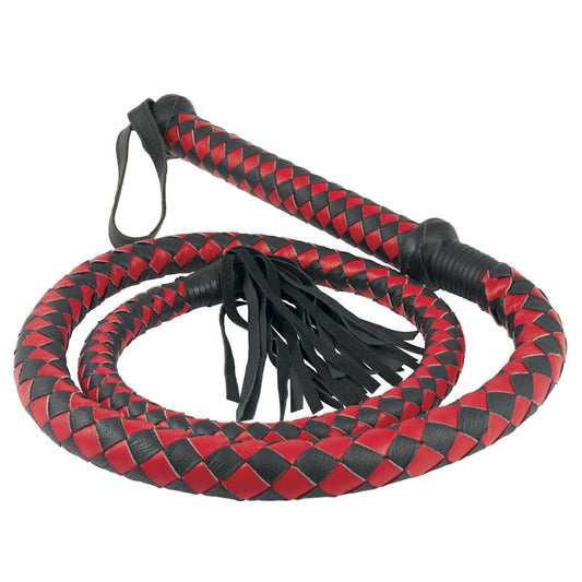 Long Arabian Whip Red And Black - Sinsations