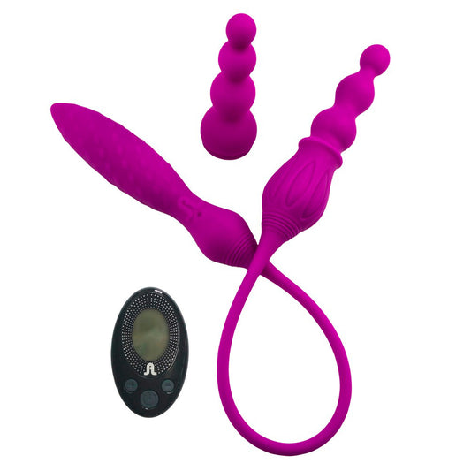 Adrien Lastic Remote Controlled 2X Double Ended Vibrator - Sinsations