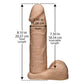 VacULock Ultraskyn 8 Inch Realistic Cock With Ultra Harness - Sinsations