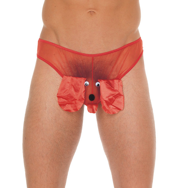 Mens Red Animal Pouch - Sinsations