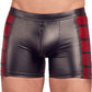 NEK Matte Look Pants In Black and Red - Sinsations