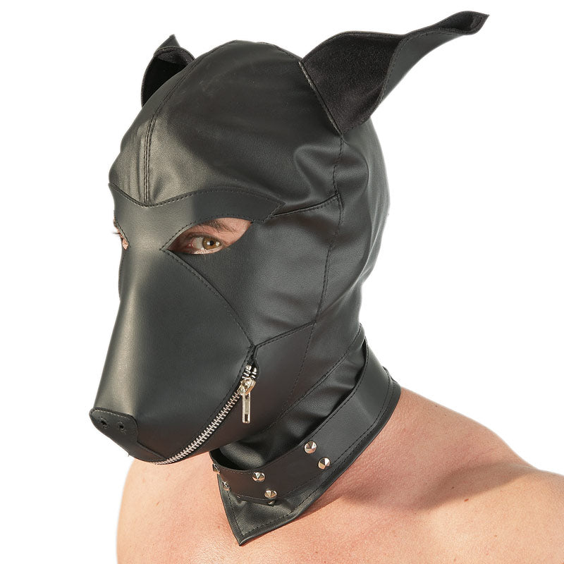 Imitation Leather Dog Mask - Sinsations