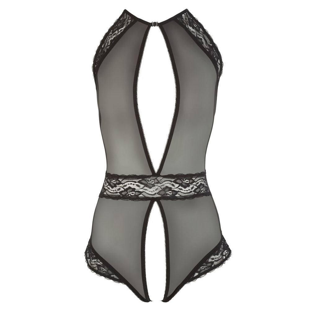 Cottelli Sheer Crotchless Body - Sinsations