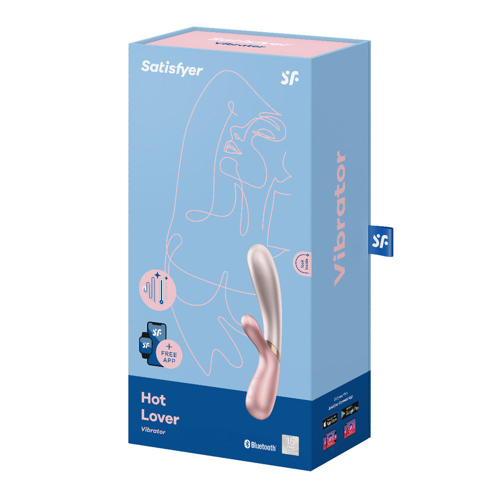 Satisfyer Hot Lover Warming Vibrator With App Control Pink - Sinsations